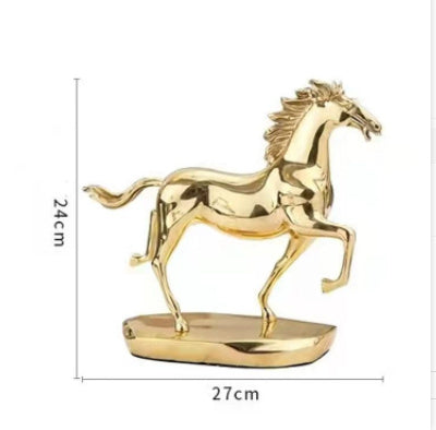 Light Luxury Pure Copper Horse Ornaments Are Successful