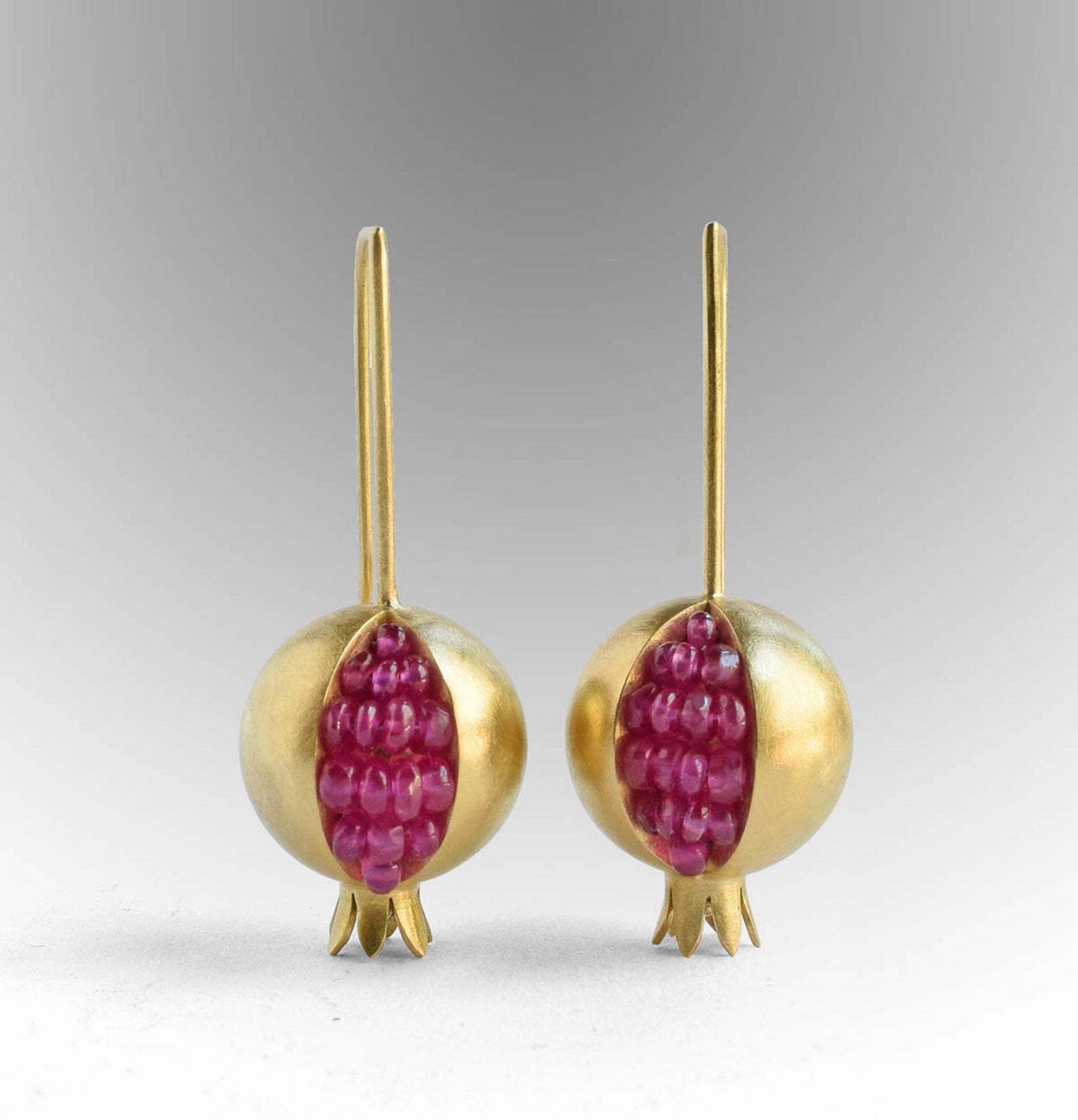 Pomegranate Earrings Ear Hooks European And American Trendy Women's