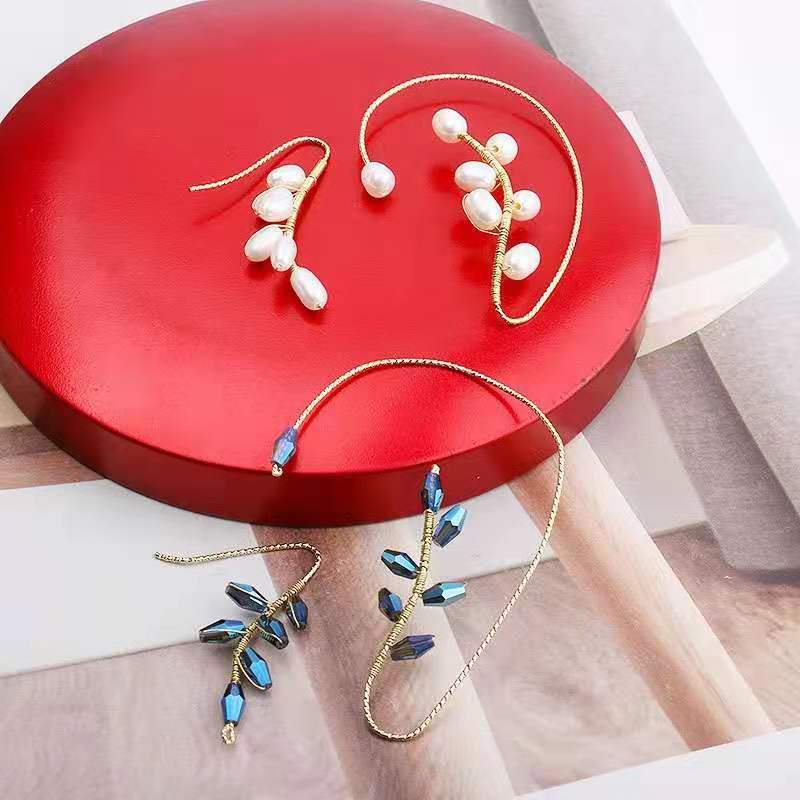 Personalized Design Pearl Earrings Retro Asymmetrical