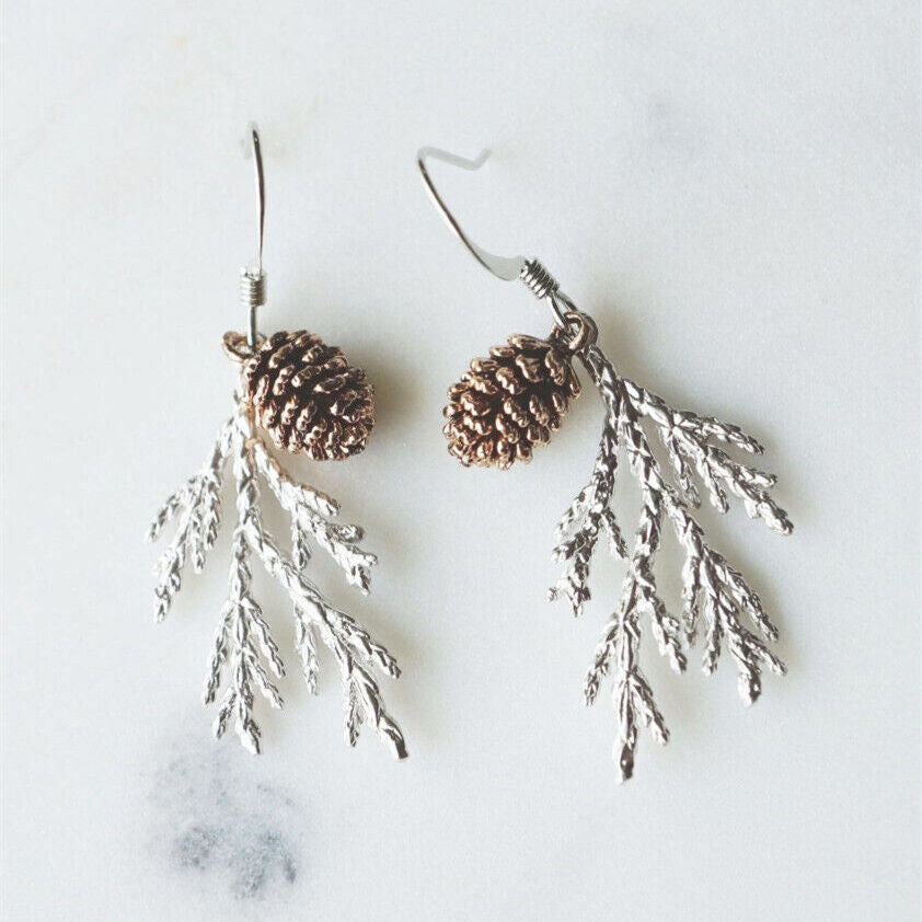 Retro Creative Branch Leaf-shaped Earring