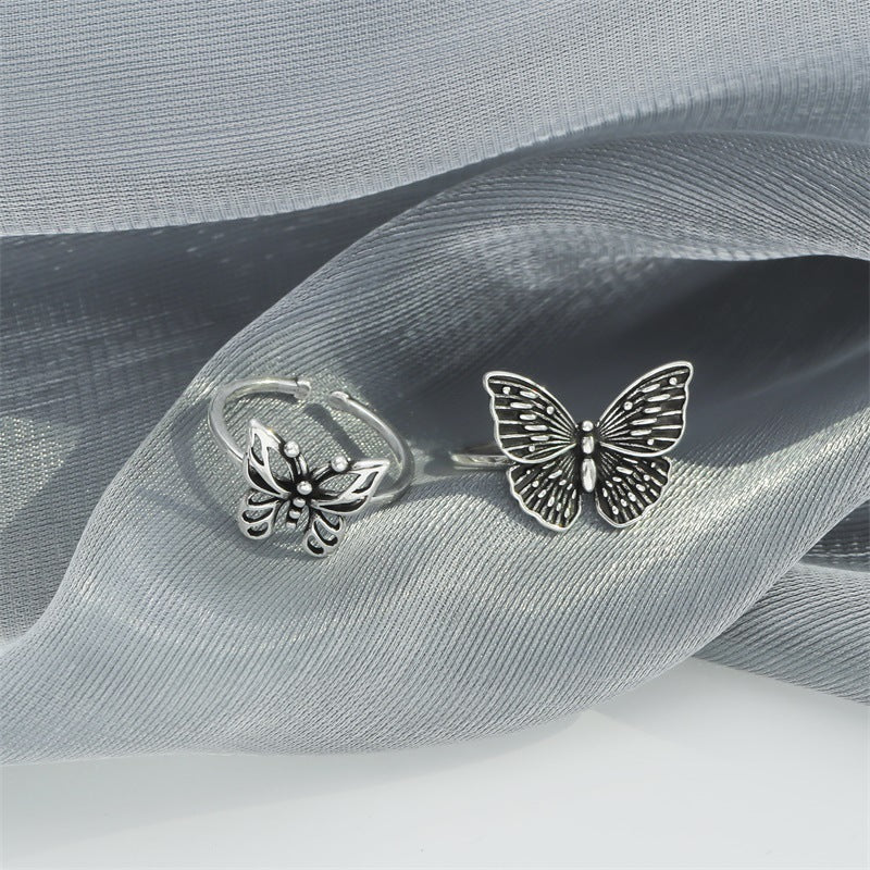 Hollow Butterfly Ring Female Student Simple And Cute