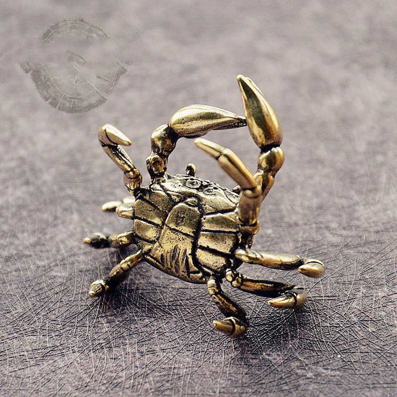 Retro Old Crab Thank You Tea Pet Desktop Ornaments