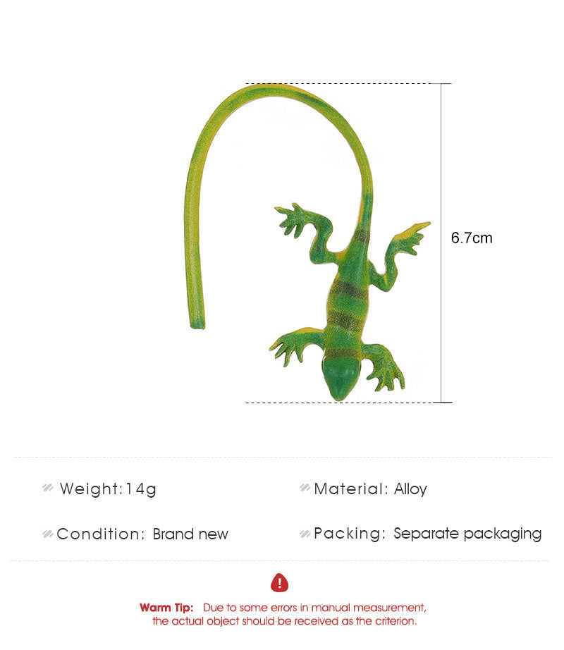Fashion Creative Niche Design Gecko Earrings
