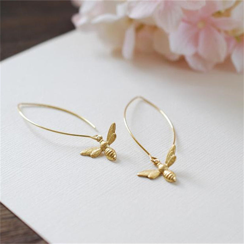 Women's Vintage Bee Exaggerated Stud Earrings