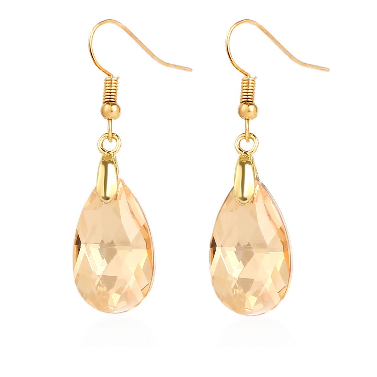 Women's Stylish Water Drop Crystal Earrings