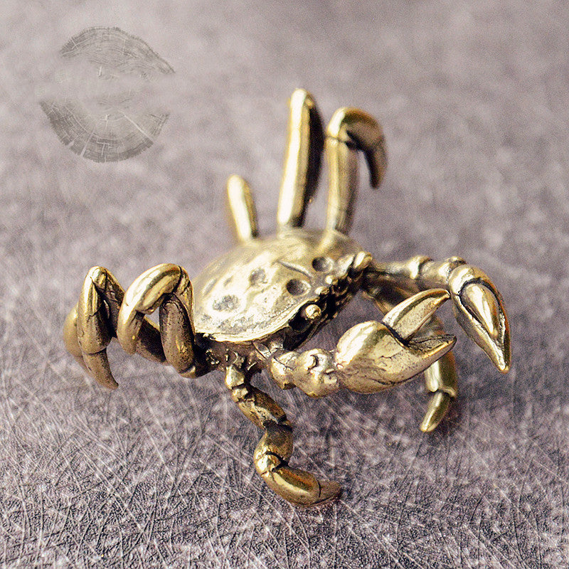 Retro Old Crab Thank You Tea Pet Desktop Ornaments