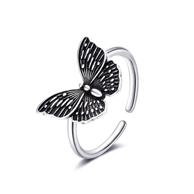Hollow Butterfly Ring Female Student Simple And Cute