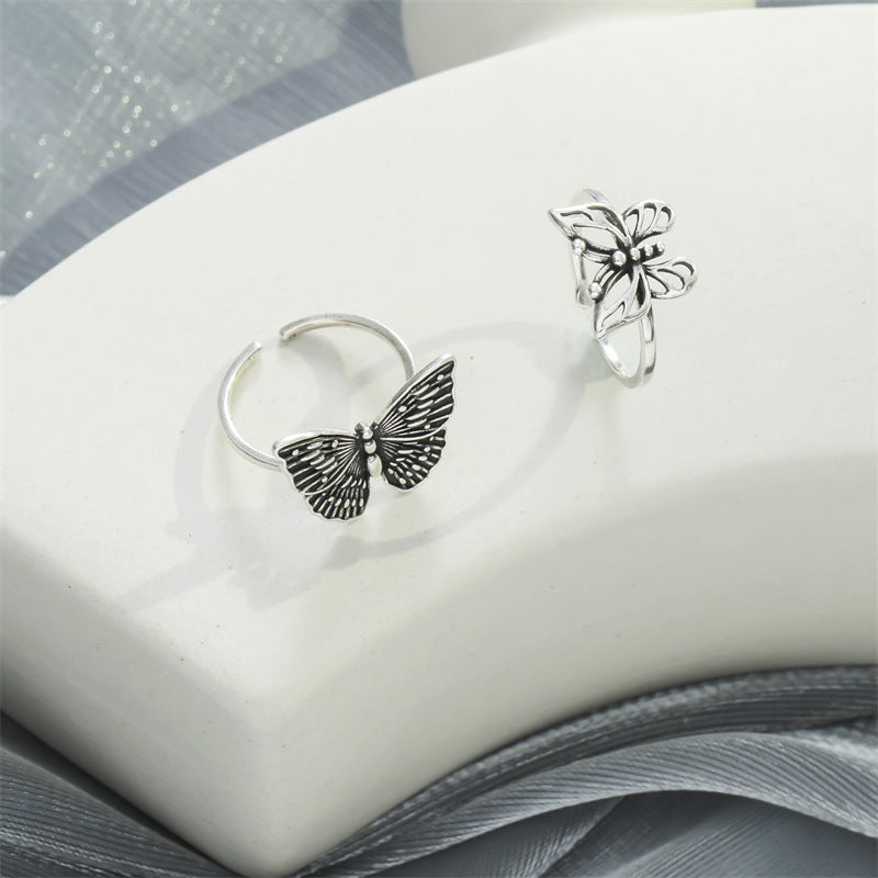 Hollow Butterfly Ring Female Student Simple And Cute