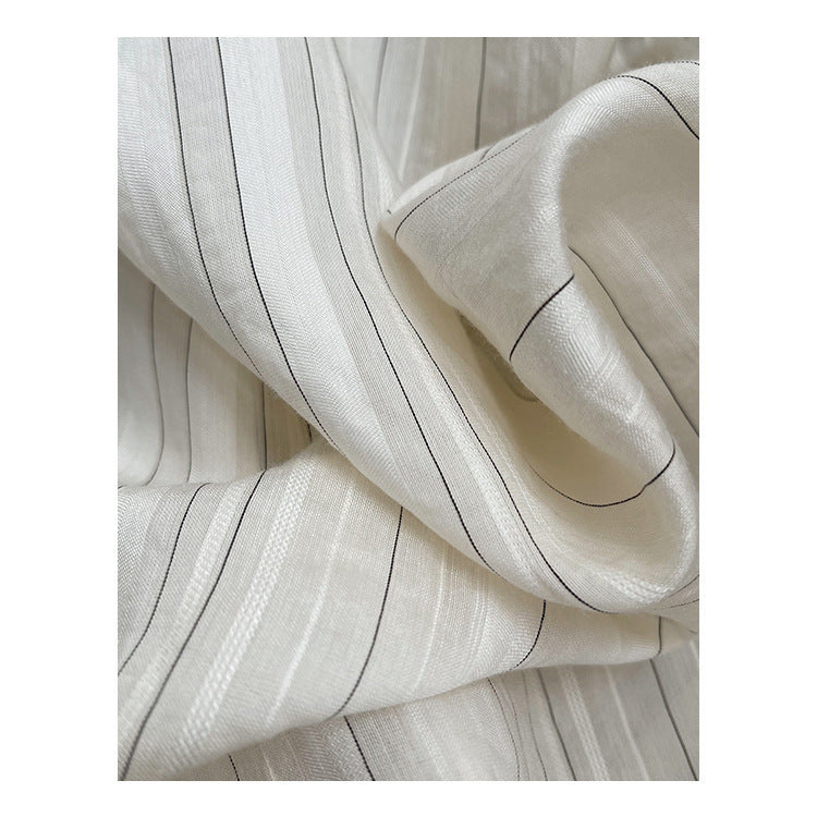 French Striped Dress Long Women