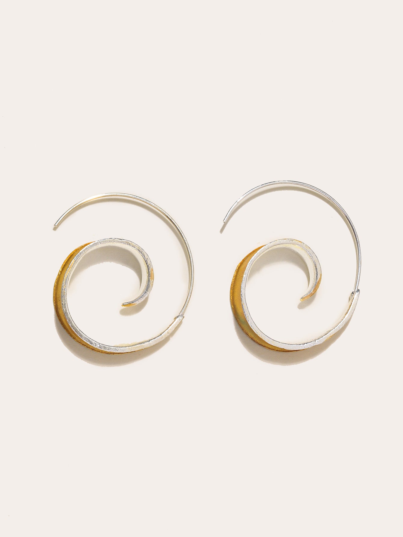 Geometric Large Hoop Earrings Female Personality Minimalist