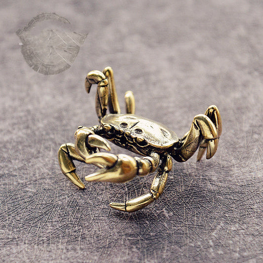 Retro Old Crab Thank You Tea Pet Desktop Ornaments