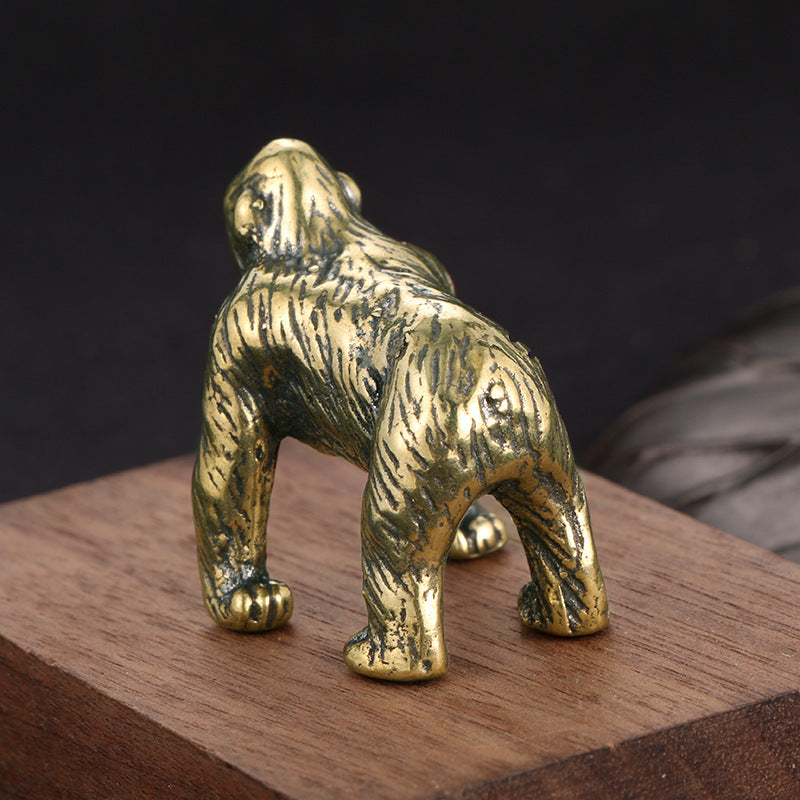 Solid Pure Copper Orangutan Ornaments