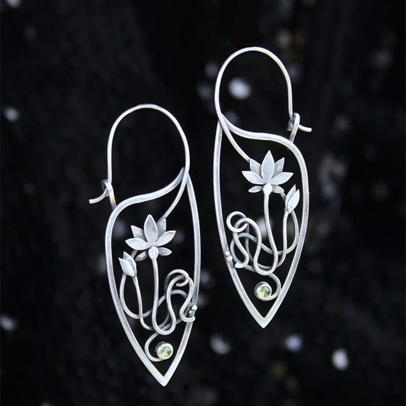 Dangle Earring Pendientes Marbled Dripping