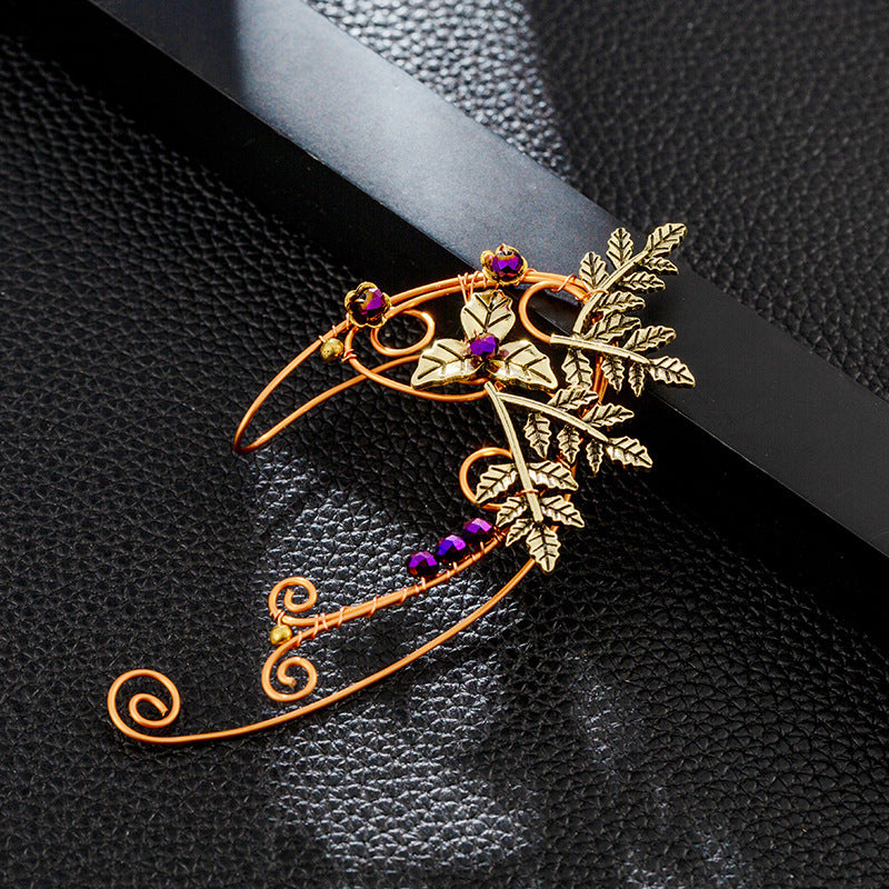 Retro Handmade Elf Earrings Women