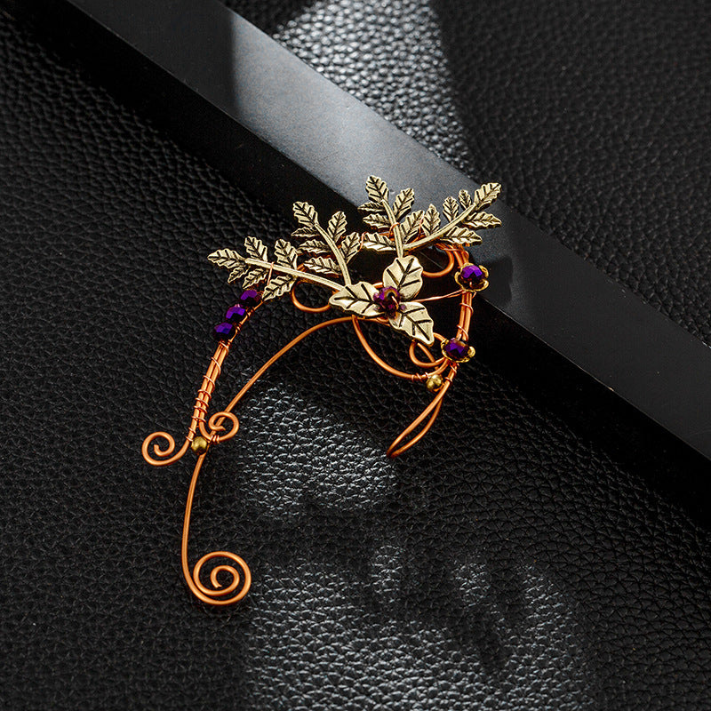 Retro Handmade Elf Earrings Women