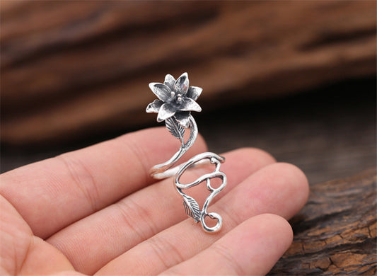 S925 Sterling Silver Jewelry Vintage Thai Silver Ring