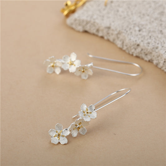 Flower Artistic Retro Temperament Earrings