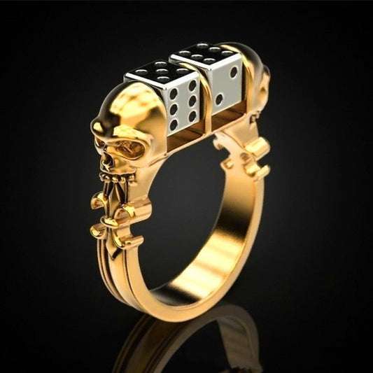 Foreign Trade Personality Men Punk Punk Domineering Golden