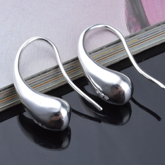 Fashionable Silver Plated Waterdrop Earrings