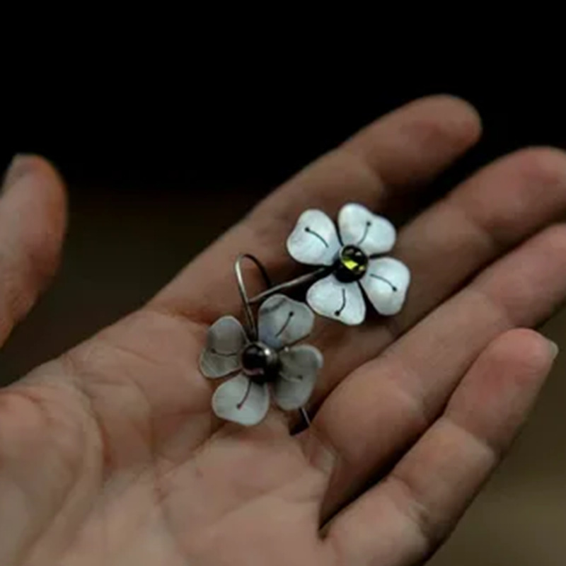 Women's Creative Flower Handmade Earrings - Image 2