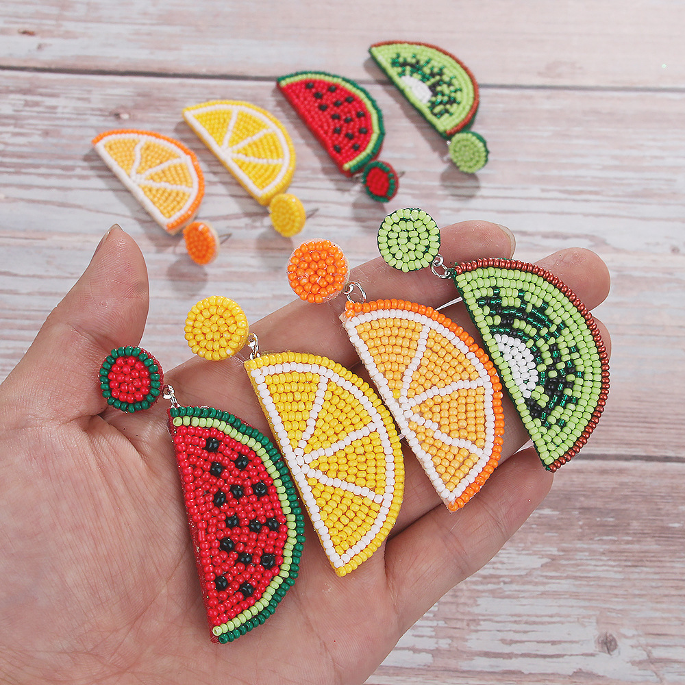 Fruit Bead Earrings Earrings