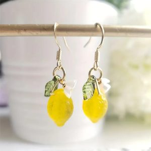 Flower Earrings Chinese Advanced Color