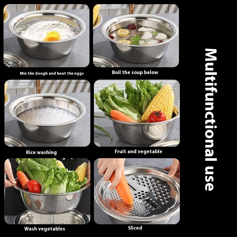 Multifunctional Thickened Slicer Basin Draining Basin - Image 3