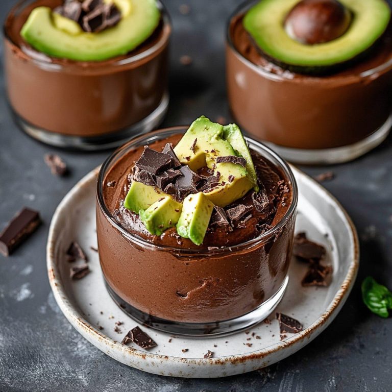 Vegan Chocolate Avocado Mousse